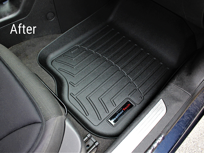 passenger side with new WeatherTech mat