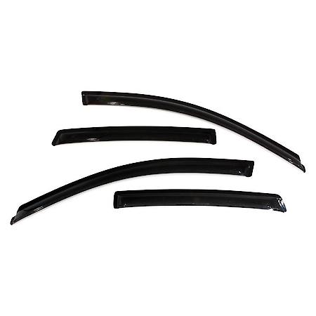 Ventvisor Window Visors, Outside Mount, Smoke, Front And Rear, 4 Pc