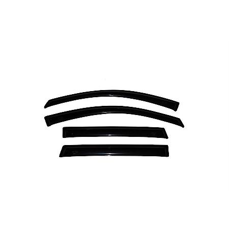 Ventvisor Window Visors, Outside Mount, Smoke, Front And Rear, 4 Pc