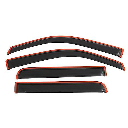 Ventvisor Window Visors: In-Channel Mount, Smoke, Front And Rear, 4 Pc