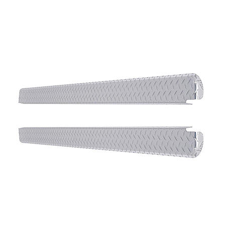 Covers Inside And Top Of Rail, Without Stake Holes, Aluminum, Direct-Fit