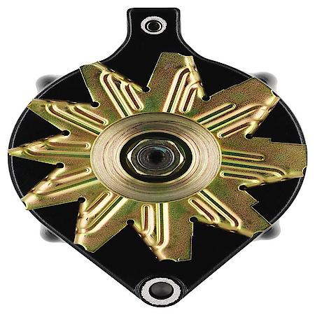 Alternator: 6 Groove Serpentine, 140 Amp, One Wire or Three Wire, Black
