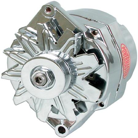 Alternator: 12si Style, 1V-Belt Pulley, 150 Amps, One Or Three Wire, Polished