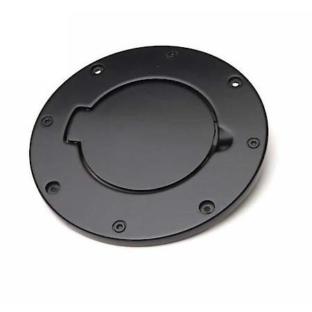 Billet Style Fuel Door Cover, Black Off Road Coat, Non-Locking