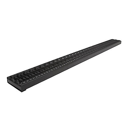 Powder Coated, Black, Aluminum, Unlighted, Requires Running Board Mounting Kit