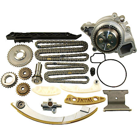 Primary Timing Chain Kit: Exact Fit, 148, 134 Links, Timing Components, Water Pump, & More