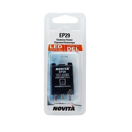 4 Terminal, 12-Volt Electronic Hazard Warning and Turn Signal Flasher LED