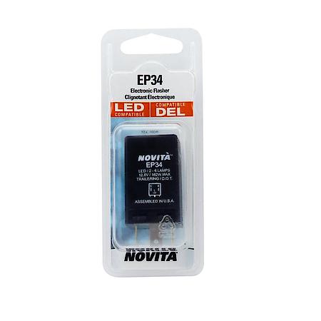 3 Terminal, 12-Volt Electronic Hazard Warning and Turn Signal Flasher LED