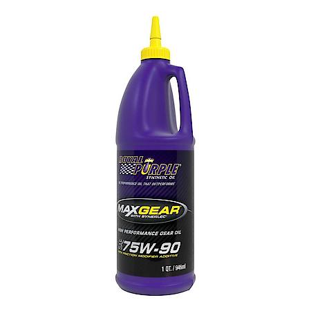 MaxGear SAE 75W90 High Performance Gear Oil w/Friction Modifier Additive, 1 QT