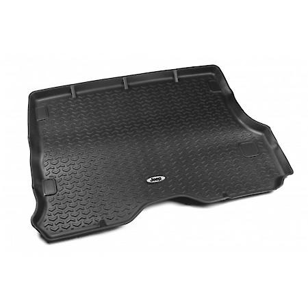 All Terrain Cargo Liner; Black; Jeep Logo