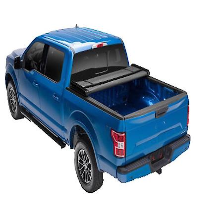 Tonneau Cover: Lockable via Tailgate Lock, Matte Black, Vinyl, Works Without Tool Boxes