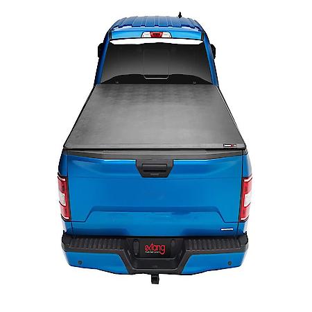 Tonneau Cover: Soft Folding, 2 Folds/ 3 Panels, Lockable via Tailgate Lock, Matte Black, Vinyl