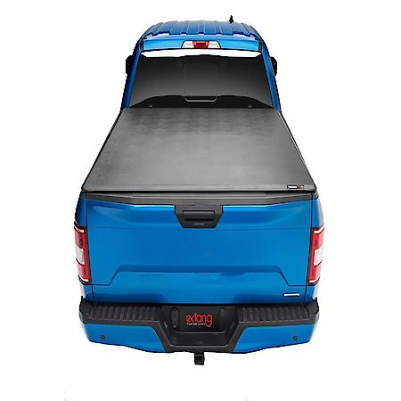 Tonneau Cover: Soft Folding, 2 Folds/ 3 Panels, Lockable via Tailgate Lock, Matte Black, Vinyl