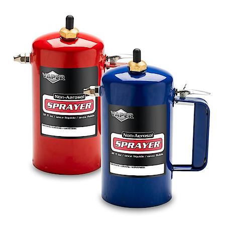 Non-Aerosol Sprayer - Red and Blue, Refillable, 32 oz Capacity