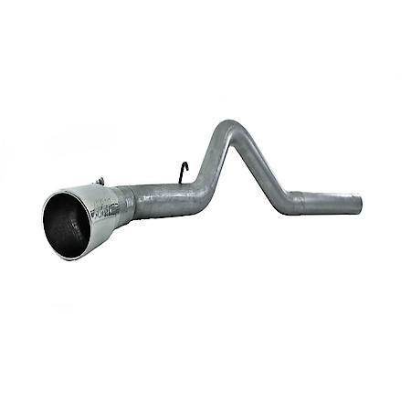 Aluminized Steel, 4"Dia Pipe, Single Exhaust With Side Exit, 5"Round Ss Tip