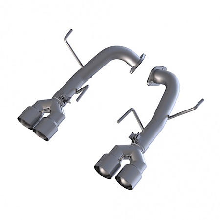Pro Series, 2.5 In Axle Back System: Polished Tip, 304 Stainless Steel, Designed for Power and Sound