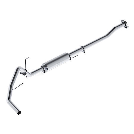 P Series, 3 In Cat Back System: No Tip, Aluminized Steel, Designed for Power and Sound