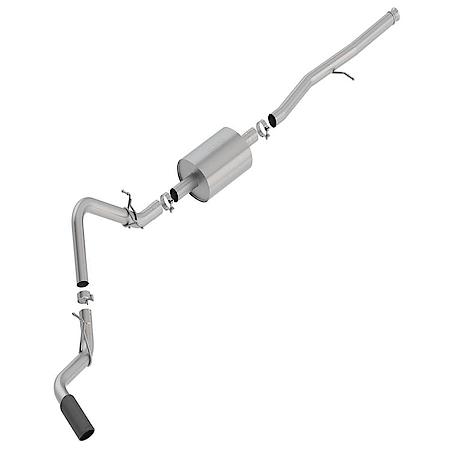 SS, 3"Dia Pipe, Single Exhaust With Single Exit, Single Passenger Side Rear Exit