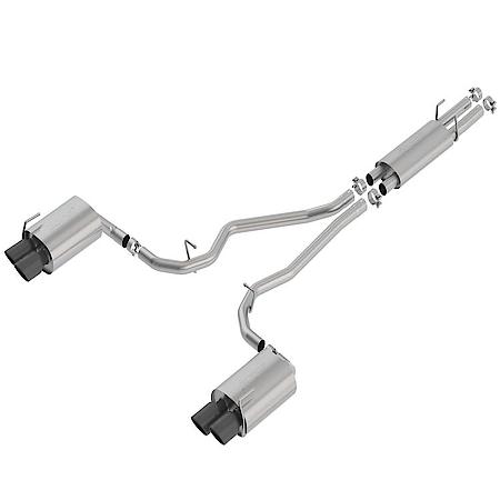 SS, 2.25"Dia Pipe, Dual Exhaust With Quad Exit, Quad Split Rear Exit