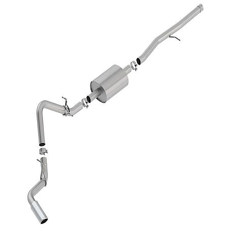 SS, 3"Dia Pipe, Single Exhaust With Single Exit, Single Passenger Side Rear Exit
