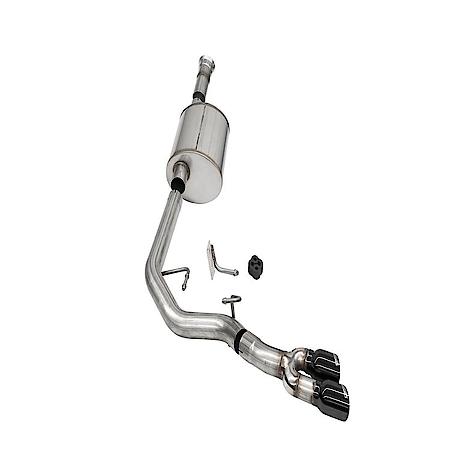 Exhaust System Kit: SS, w/Sport Sound Level Muffler, 3" Dia. Pipe, Single Exhaust, Front Tire Exit