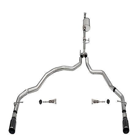 Exhaust System Kit: SS, With Sport Sound Level Muffler, 3" Dia. Pipe, Single Exhaust, Dual Rear Exit