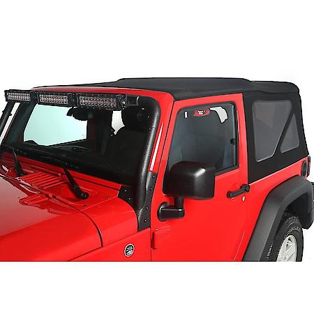 Soft Top; Black Diamond; 10-18 Jeep Wrangler JK