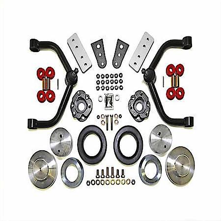 4"Front/2"Rear Lift, Black Components, With Rear Coil Spring Spacers/ Hardware