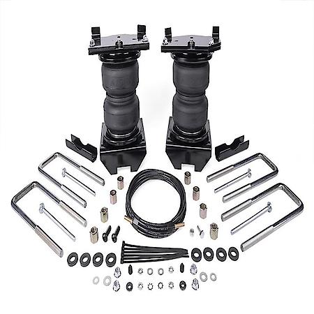 Leaf Helper Spring: Air Spring With Internal Jounce Bumper, Frame Mount, 5000 LB Leveling Capacity