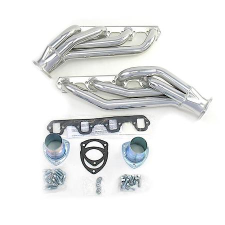 D665 1 5/8" 4-Tube Shorty Header Ford Mustang Small Block Ford 64-73 Coated