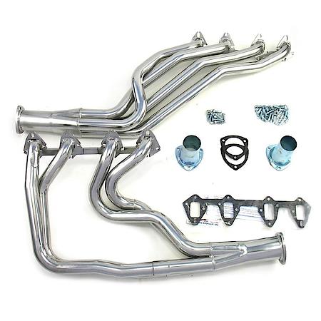 D625 1 3/4" 4-Tube Full Length Header Ford Fairlane Fe 64-73 Coated