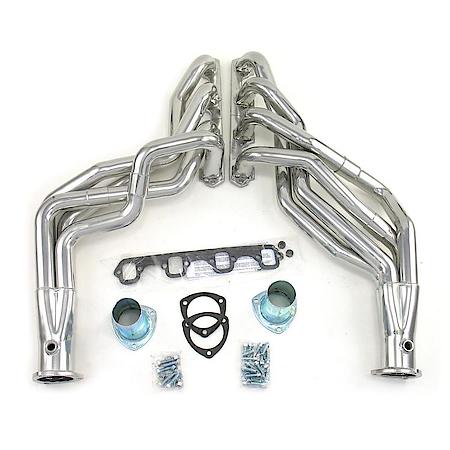 D6671 1 3/4" 4-Tube Full Length Header Ford Mustang Small Block Ford 79-93 Coated