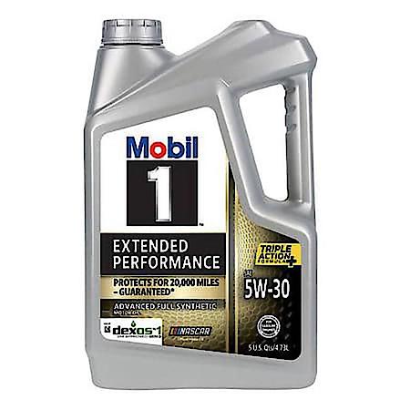 Extended Performance 5W-30 Full Synthetic Motor Oil, Protects Up to 20,000 Miles, 5 Quart