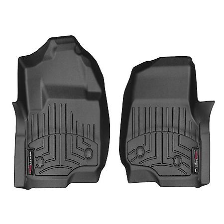 Molded Fit, Raised Channels With A Lower Reservoir, Black,  2 Piece