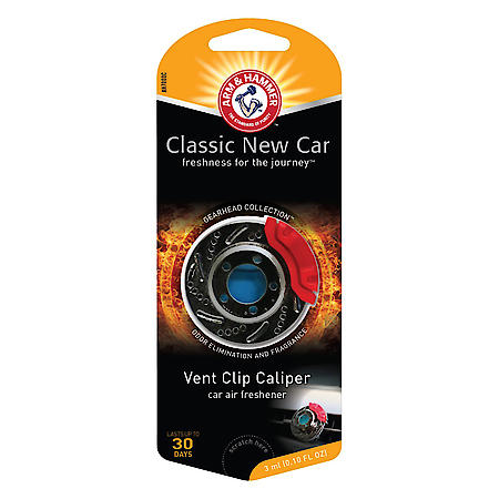 Disc Brake Caliper Vent Clip Air Freshener: Sandalwood and Lemon Scent, 1 Pack