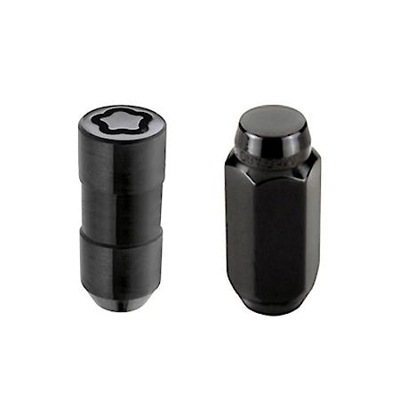 Black Cone Seat Wheel Installation Kit for 8 Lug Vehicles (M14x1.5 Thread Size)