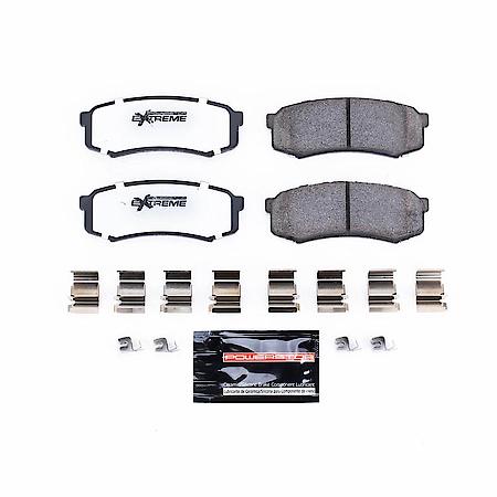 Z36 Carbon-Fiber Ceramic Brake Pad Set with Hardware - Rear