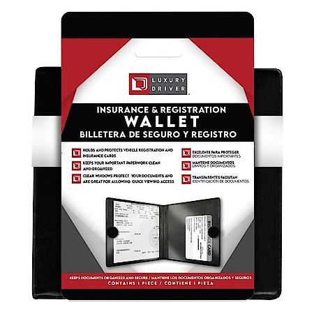 Insurance and Registration Wallet; Clears up dash space