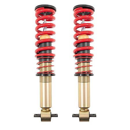 Adjustable, 0 To 2.75" Drop, With Coil Springs/ Bump Stops/Top Mount, Set Of 2