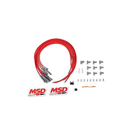 Wire Set - Super Conductor, Multi-Angle Plug, HEI Cap