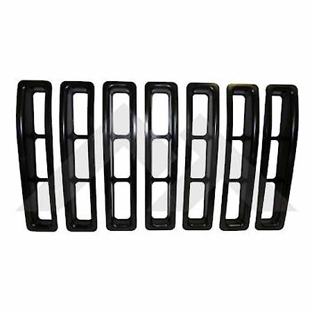Grille Insert Set, Black, Snap-In