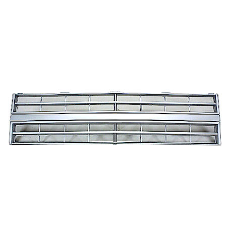 New Premium Replacement Grille, For Single Lamp Style Trucks, Painted Argent