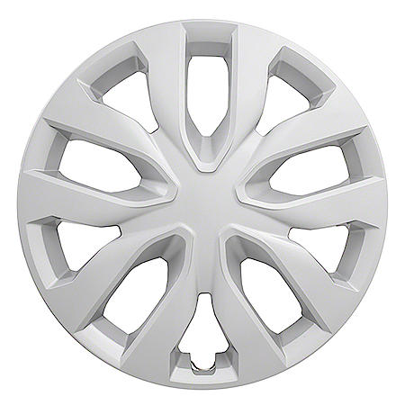 17 Inch, 10 Spoke, Silver, Plastic, Set Of 4