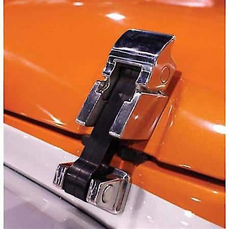 Hood Catch Kit, Rock Runner Cast Stainless Steel, Pair