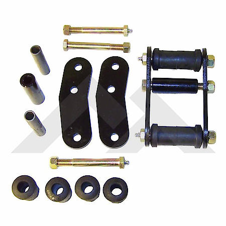 Leaf Spring Shackle Kit: Shackle Kit, Left Or Right, Front Or Rear