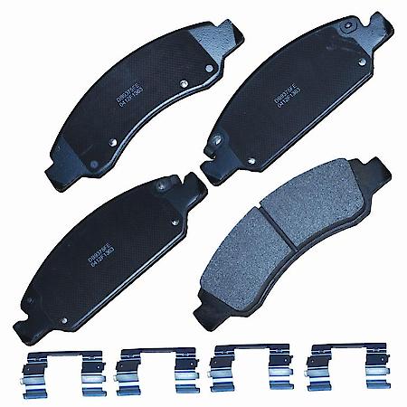 Severe Duty Front Brake Pads: Semi-metallic, With Hardware, Ideal for Heavy Towing - Front