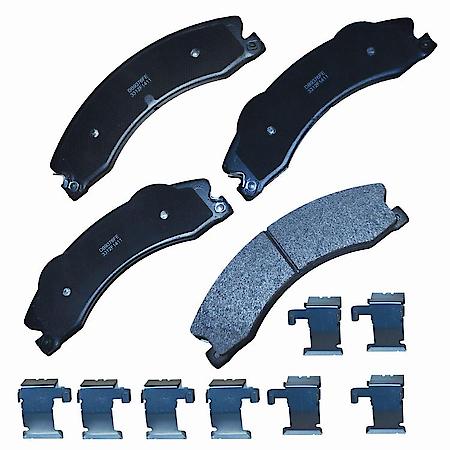 Severe Duty Brake Pads: Semi-metallic, With Hardware, Ideal for Heavy Towing