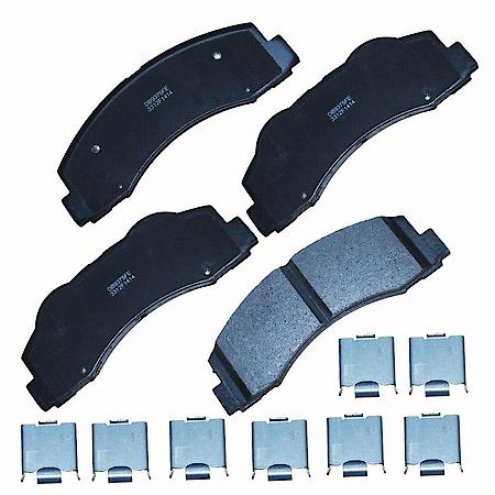 Severe Duty Front Brake Pads: Semi-metallic, With Hardware, Ideal for Heavy Towing - Front