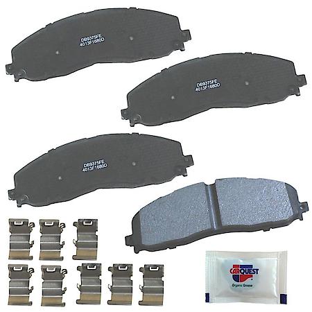 Severe Duty Front Brake Pads: Semi-metallic, With Hardware, Ideal for Heavy Towing - Front