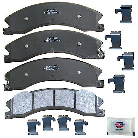 Severe Duty Brake Pads: Semi-metallic, With Hardware, Ideal for Heavy Towing